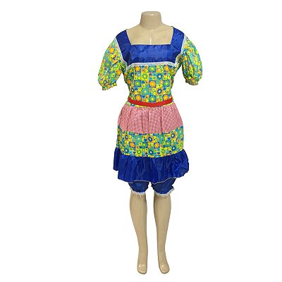 Vestido Junino Girassois TNG