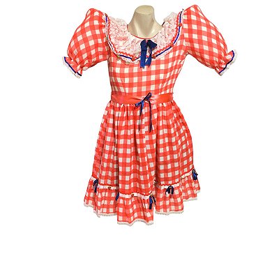 Vestido Junino Moranguinhos Lt