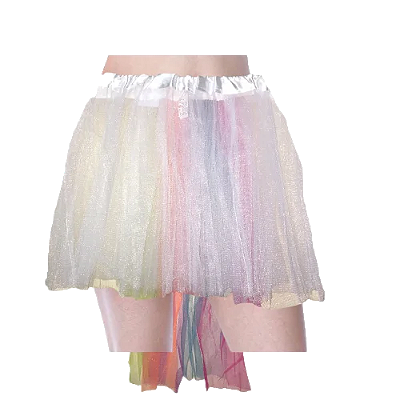 Saia Tule Calda Colorida 30 Cm