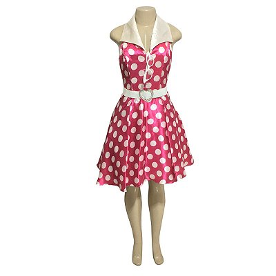 Anos 60 Cetim Pink - SOMENTE ALUGUEL
