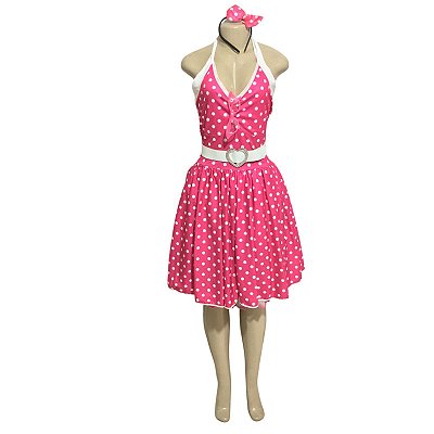 Anos 60 Frente Única Pink Tule - SOMENTE ALUGUEL