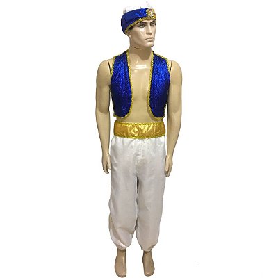 Aladdin Azul Brilhante - SOMENTE ALUGUEL
