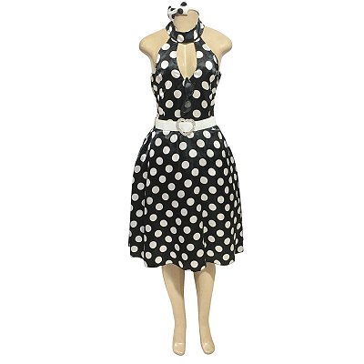 Anos 60 Regata Preto e Branco - SOMENTE ALUGUEL