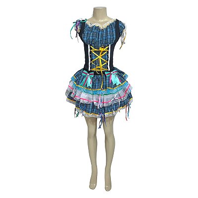 Conjunto Junino Luxo Beatriz - SOMENTE ALUGUEL