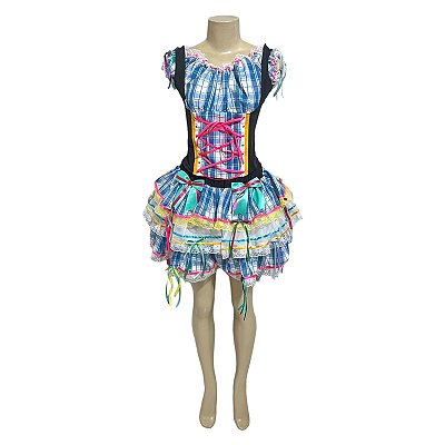 Conjunto Junino Luxo Letícia - SOMENTE ALUGUEL