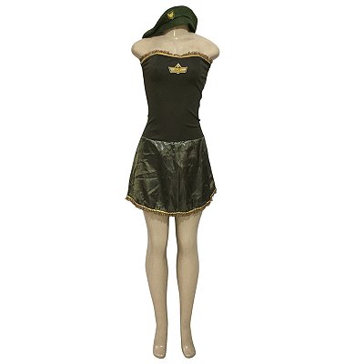 Exército Feminino Top Gun - SOMENTE ALUGUEL