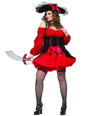 Pirata Corselet Manga Longa Plus - SOMENTE ALUGUEL