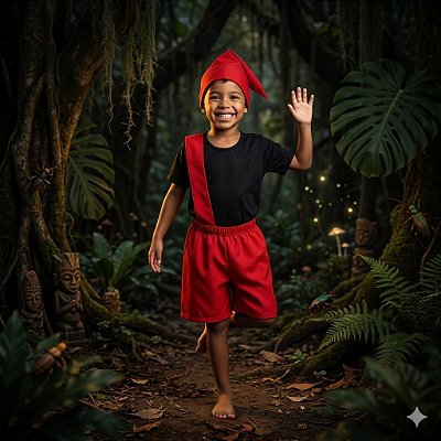 Fantasia Infantil Saci c/ Camiseta