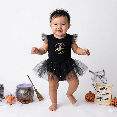 Fantasia Infantil Bruxa Baby Leg