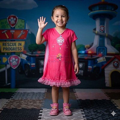 Fantasia Infantil Skye Estampada (3)