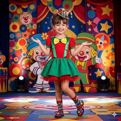 Fantasia Infantil Palhaça Leg (280)