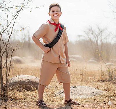 Fantasia Infantil Cangaceiro Curto Leg