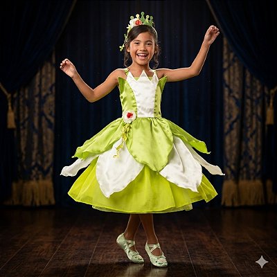 Fantasia Infantil Princesa Tiana Muv