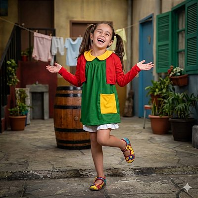Fantasia Infantil Chiquinha Muv