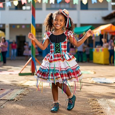 Fantasia Infantil Festa Junina - Corset