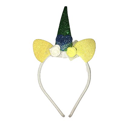 Tiara Unicórnio EVA Glitter Brasil