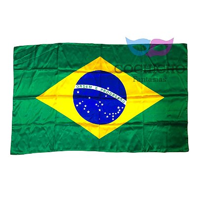 Bandeira Brasil Cetim