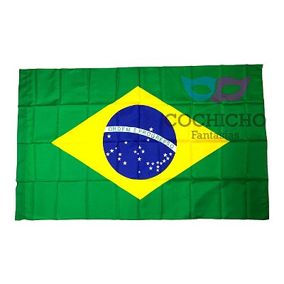 Bandeira Brasil Dupla Face