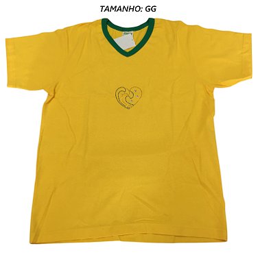 Camiseta Brasil Estrelas Adulto