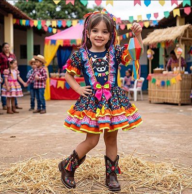 Vestido Bumba Meu Boi Festa Junina