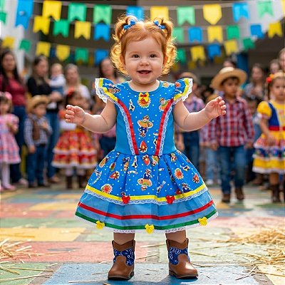 Fantasia Baby Festa Junina - Lacinhos Leg