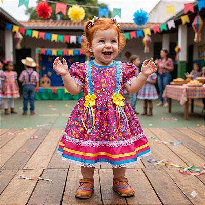 Fantasia Baby Festa Junina - Florzinha Leg