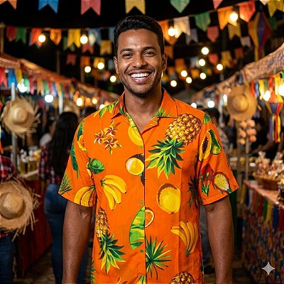 Camisa Havaiana Adulto