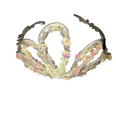 Tiara Princesa Lantejoulas