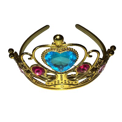 Tiara Princesa Móvel Plástico Colorida