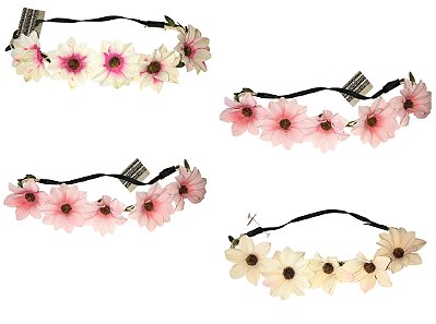 Tiara Margarida c/ Elástico
