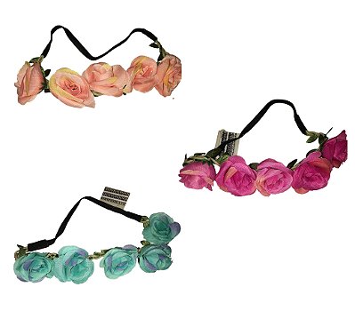 Tiara Rosas Colombianas c/ Elástico
