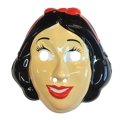 Máscara Branca de Neve Plástico