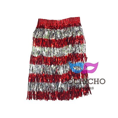 Saia Fita Metalizada Bicolor 40 cm