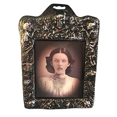 Quadro Halloween Mulher Zoombie
