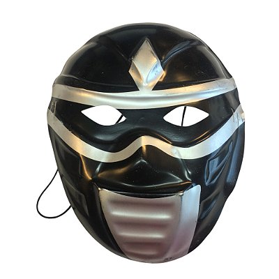 Máscara Power Rangers Plástico Preto