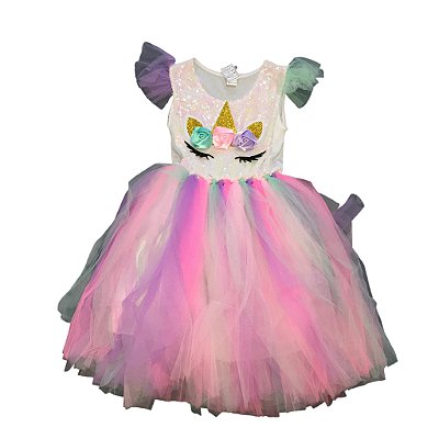 Fantasia Infantil Feminina Únicórnio