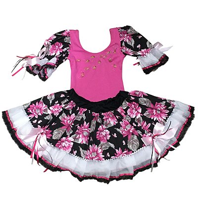 Conjunto Junino Infanitl Floral LX Festa Junina