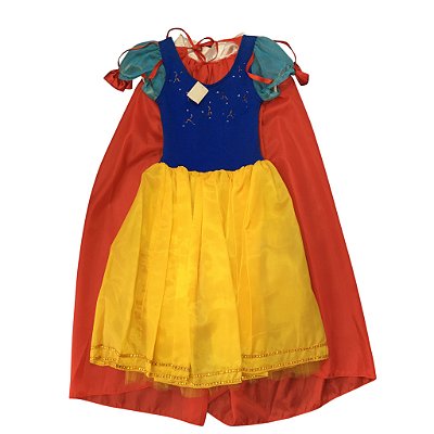 Fantasia Infantil Feminina Branca de Neve Laços Lj