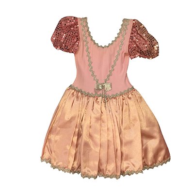 Fantasia Infantil Feminina Princesa Dora Lj