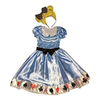 Fantasia Feminina Infantil Alice