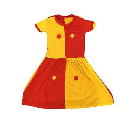 Fantasia Infantil Feminina Emília