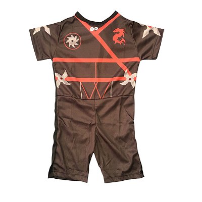 Fantasia Infantil Macacão Curto Ninja