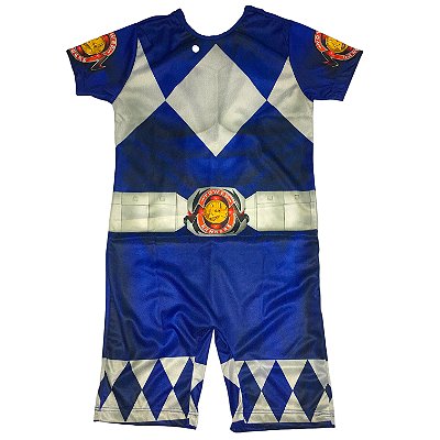 Power Rangers Azul Curto (A4)