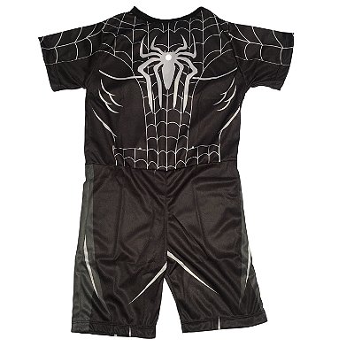 Homem Aranha Preto Curto