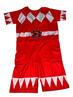 Power Rangers Vermelho Curto (A1)