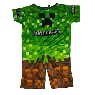 Minecraft Macacão Curto (A38)