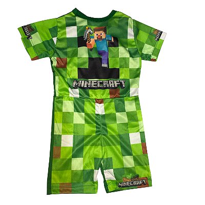 Minecraft Macacão Curto (A9)