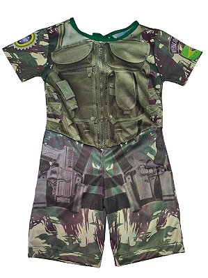 Exército Macacão Curto (A106)