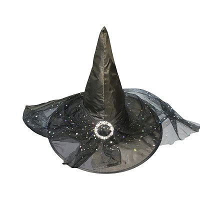Chapéu Bruxa Estrelas