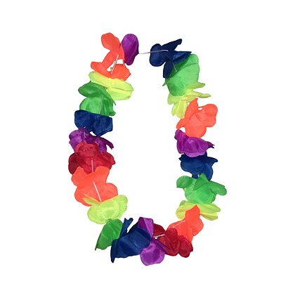 Colar Havaiano Duplo Tecido Color